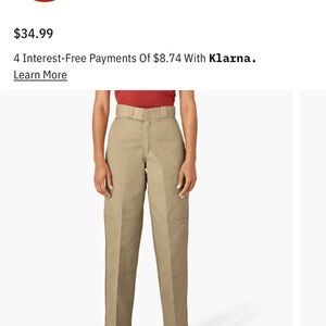 Loose Fit Double-Knee Work Pants NWOT